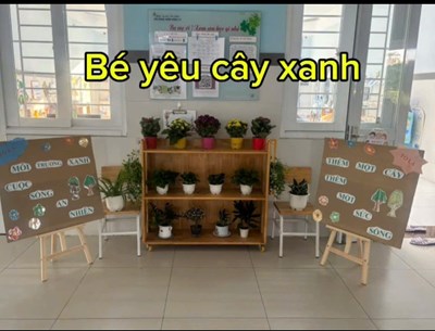 Bé yêu cây xanh - Lớp Lá 1